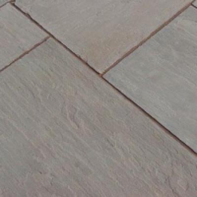 Autumn Brown Indian Sandstone Paving Slabs