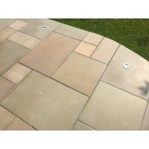 Raj Green Indian Sandstone Honed & Sawn Calibrated Patio Paving Slabs Pack Raj Green Indian Sandstone Honed & Sawn Calibrated Patio Paving Slabs Pack